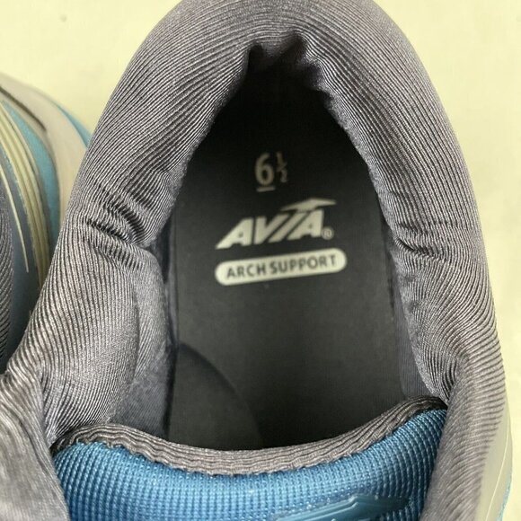 Avia Running Shoes Women’s 6.5 Arch Support Blue/Silver Lightweight Mesh - Picture 9 of 11